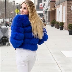 Fox fur jacket
